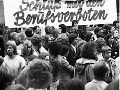 Berufsverbote Demonstration gegen Berufsverbote in den 1970er Jahren