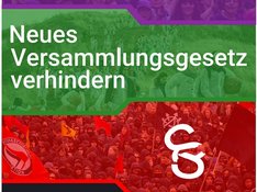 Versammlungsgesetz - Plakat Versammlungsgesetz - Plakat
